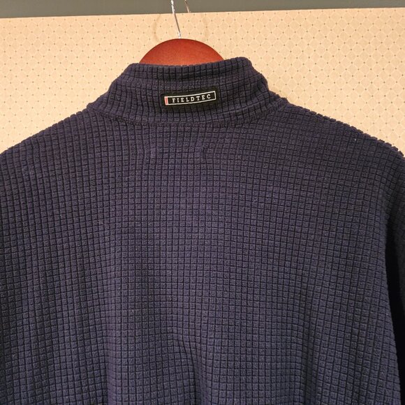Southern Marsh FieldTEC Waffle Knit Pullover – Navy | Outdoor Essential - Picture 6 of 6